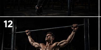 Flexiones de arquero (archer push-ups)