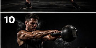 Sentadillas con salto (jump squats)