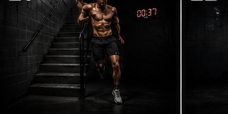 Devil press (burpee con mancuernas)