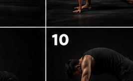 Estiramiento de paloma (pigeon pose)